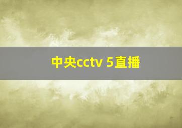 中央cctv 5直播